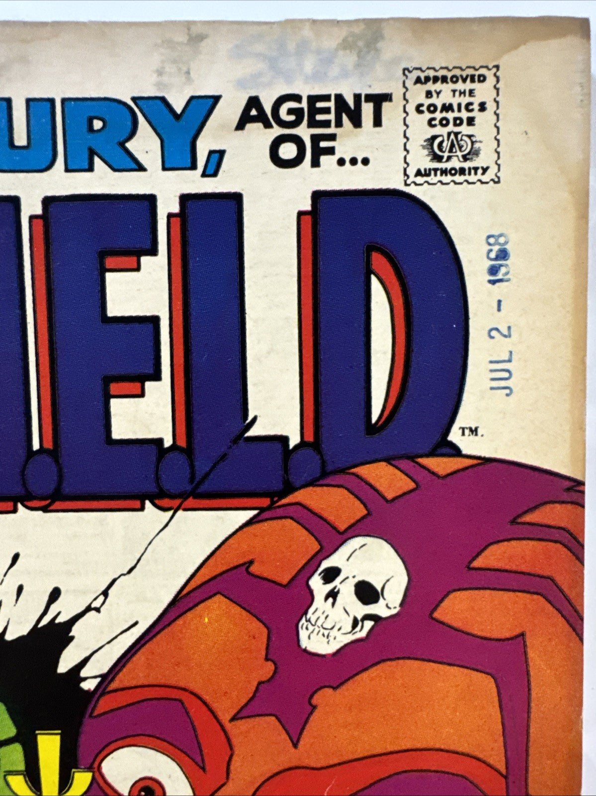 Nick Fury, Agent of Shield #5 (Marvel Comics October 1968) READER COPY
