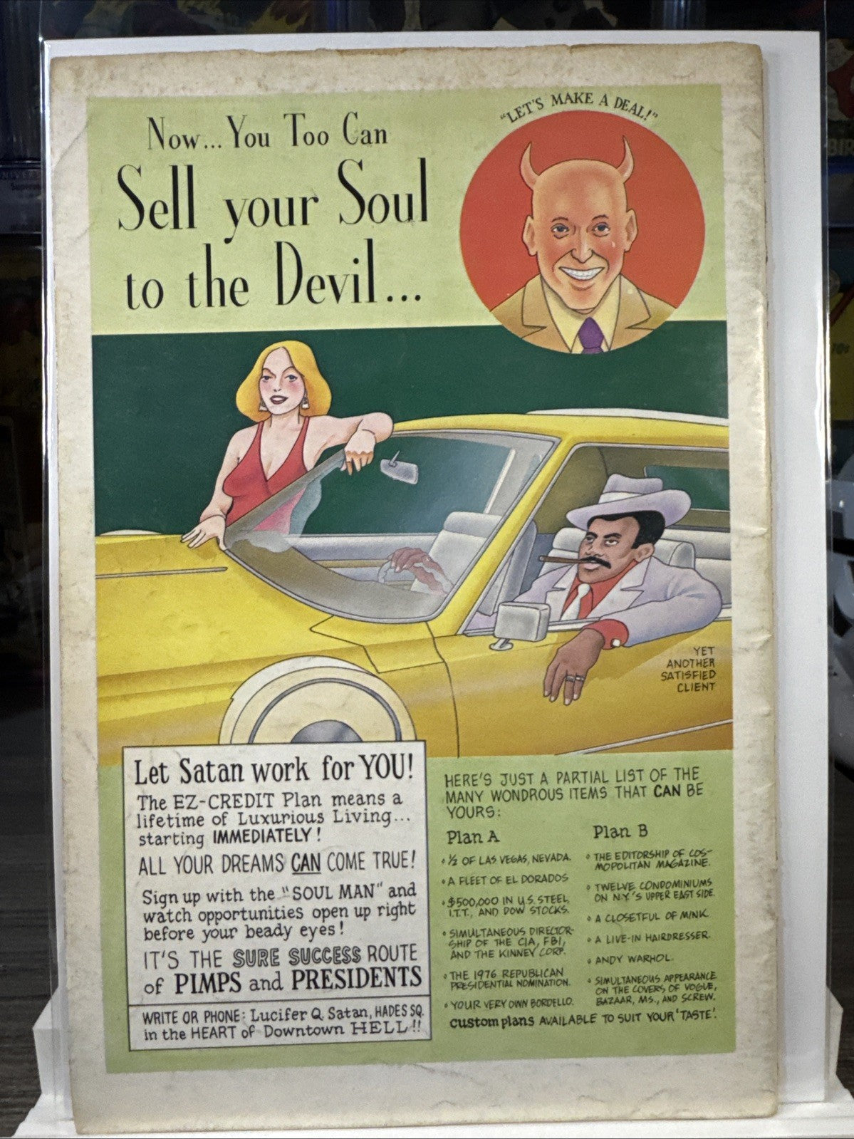 Super Rare! Occult Comic #1 (The Print Mint 1973) UNDERGROUND BRONZE Low Print