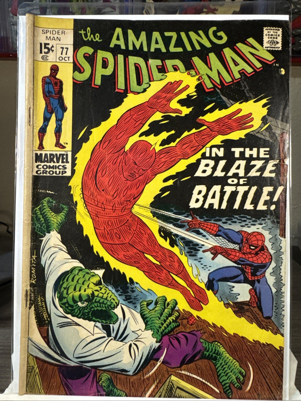 The Amazing Spider-Man #77 (Marvel Comics October 1969) VG SILVER