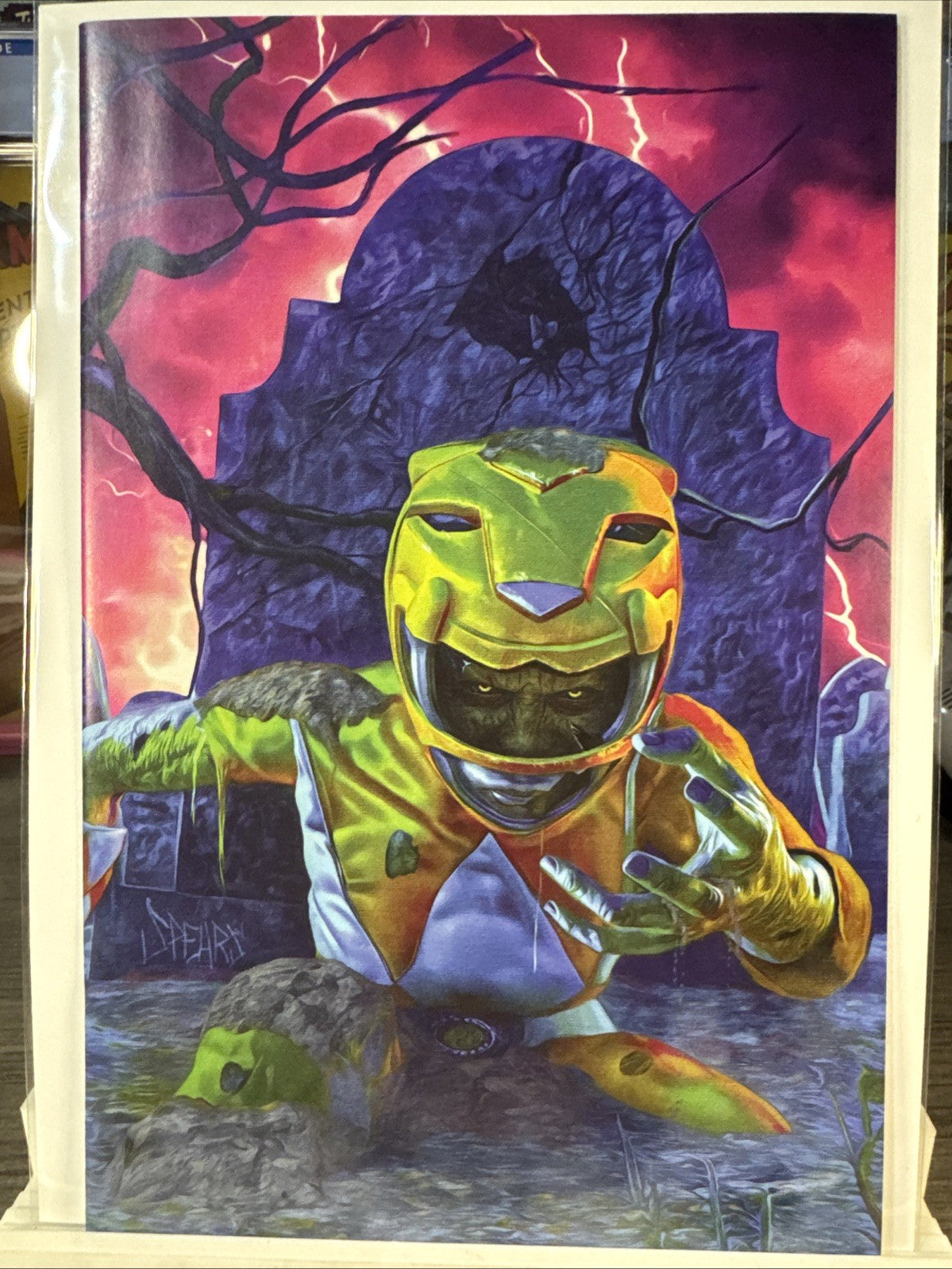Mighty Morphin Power Rangers #119 2024 Mark Spears Virgin Zombie Variant MODERN