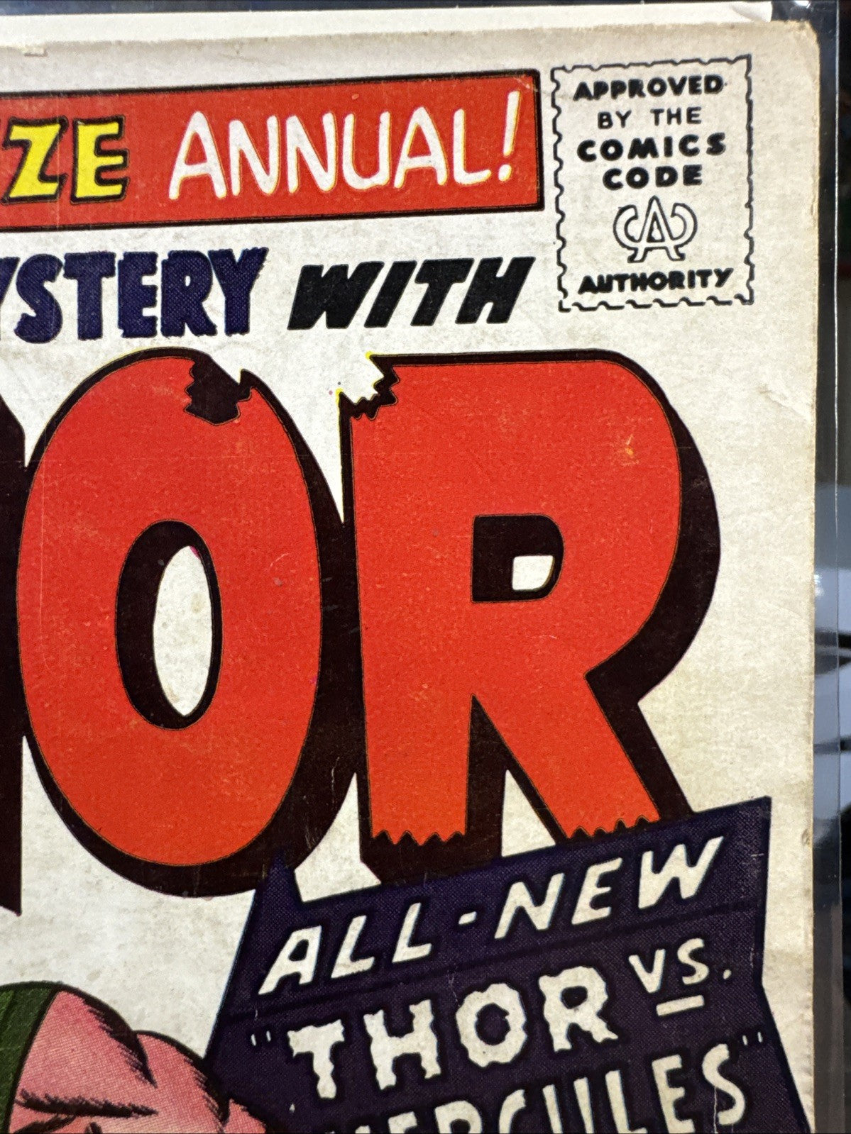 JOURNEY INTO MYSTERY ANNUAL #1 1965 VG KEY 1st Appearance Hercules & Zeus SILVER
