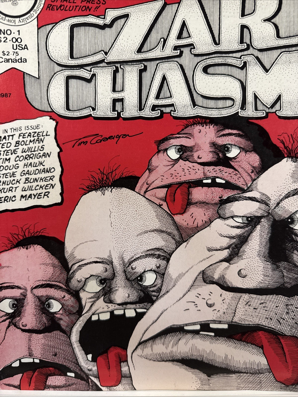 Czar Chasm Underground Comic Magazine 1987 1st Print C&T Graphics COPPER
