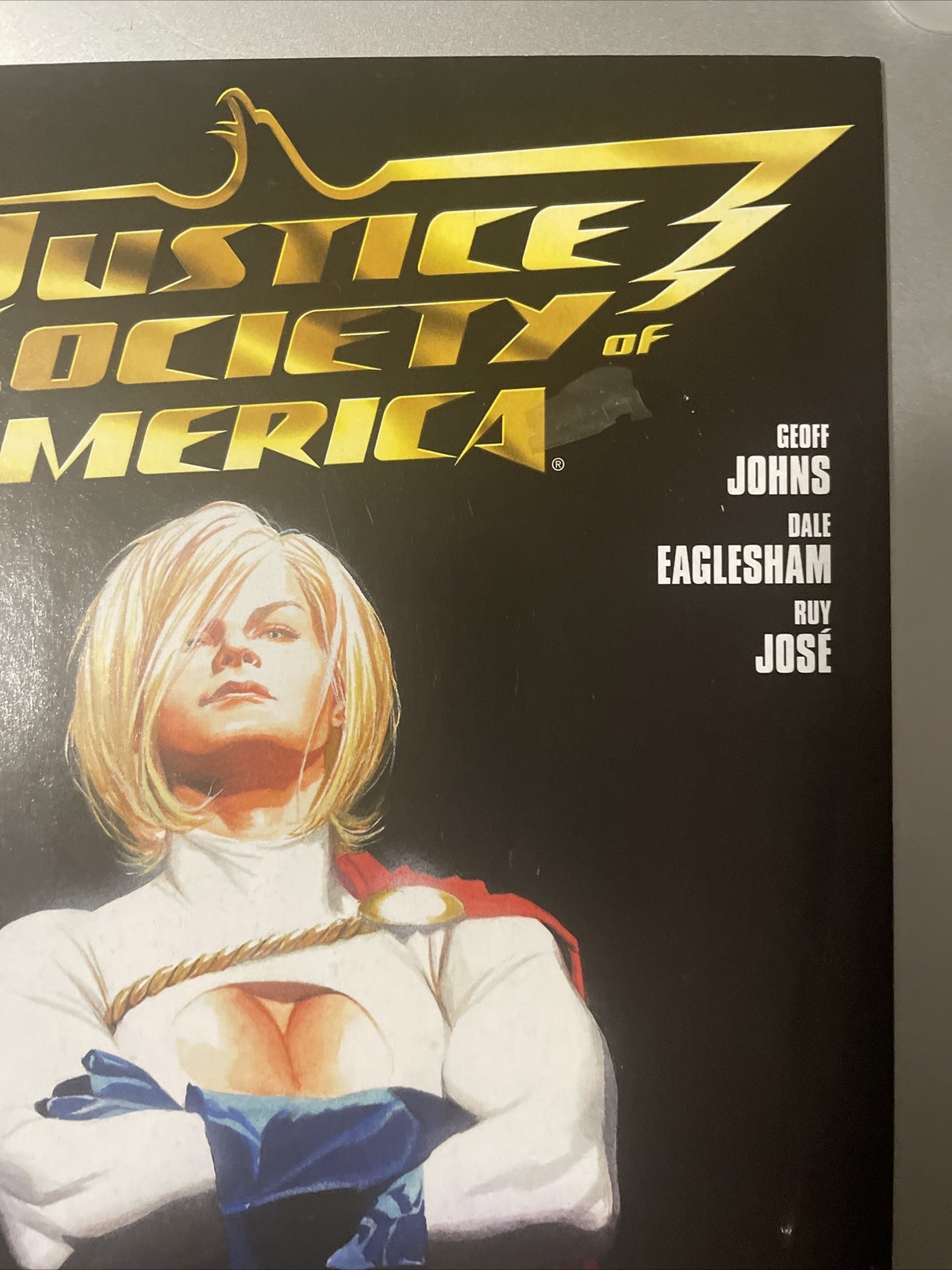 Justice Society of America #9 Alex Ross Power Girl 2007 DC Comics NM LOVE ITTT!