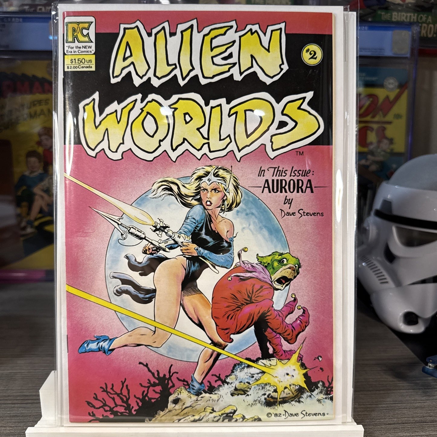 Alien Worlds #2 (Pacific Comics May 1983) NM Dave Stevens Beauty! BRONZE