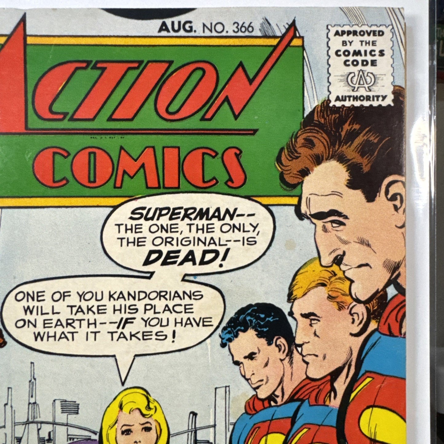 Action Comics #366 (DC Comics August 1968) SILVER