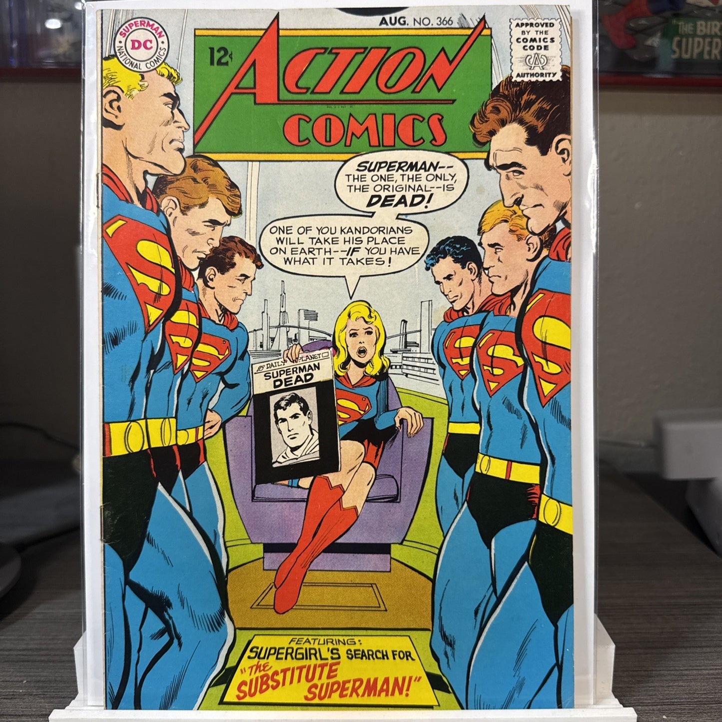 Action Comics #366 (DC Comics August 1968) SILVER