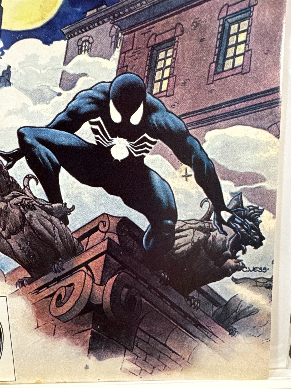 Web of Spider-Man #1 Marvel 1985 COPPER KEY Beautiful Charles Vess Painted Cover