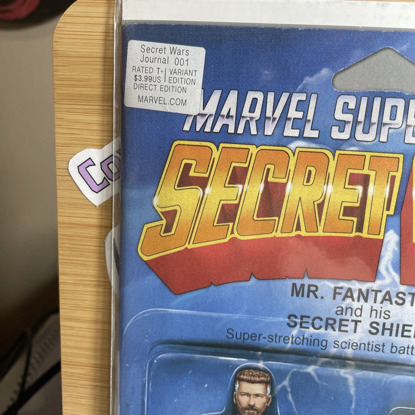 Secret Wars JTC Action Figure Variant Lot Mr. Fantastic & Black Panther NM