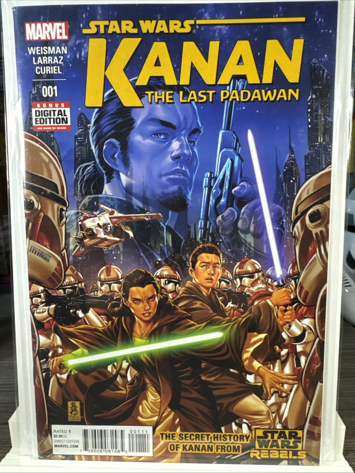 Kanan the Last Padawan #1 Mark Brooks Cover (Marvel 2015) STAR WARS KEY MODERN