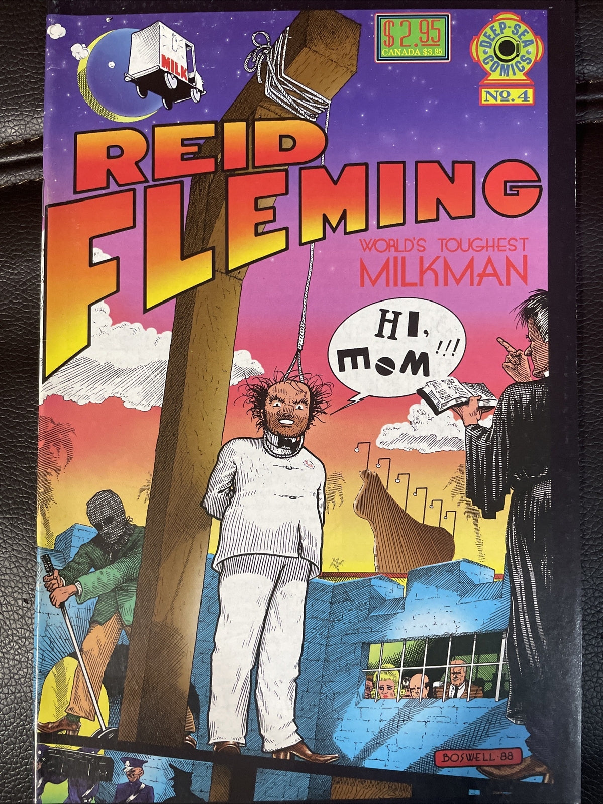Reid Fleming World's Toughest Milkman #4 F/VF Cult Classic Deep Sea Comics 1988