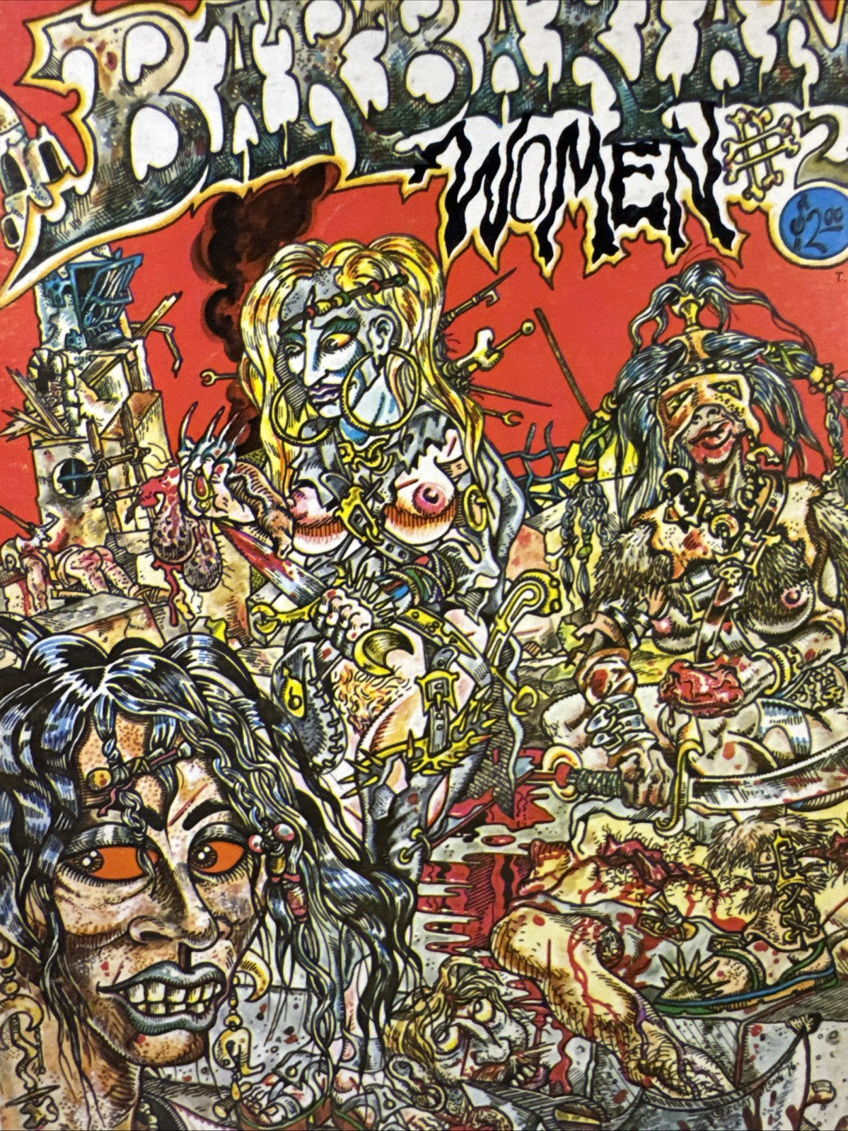Barbarian Women #2 (California Comic 1977) Underground Comix 1st Print Rare HTF