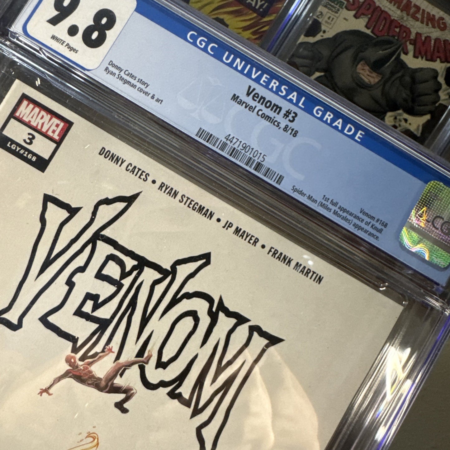 Venom #3 (168) Ryan Stegman Cover (Marvel Comics August 2018) CGC 9.8