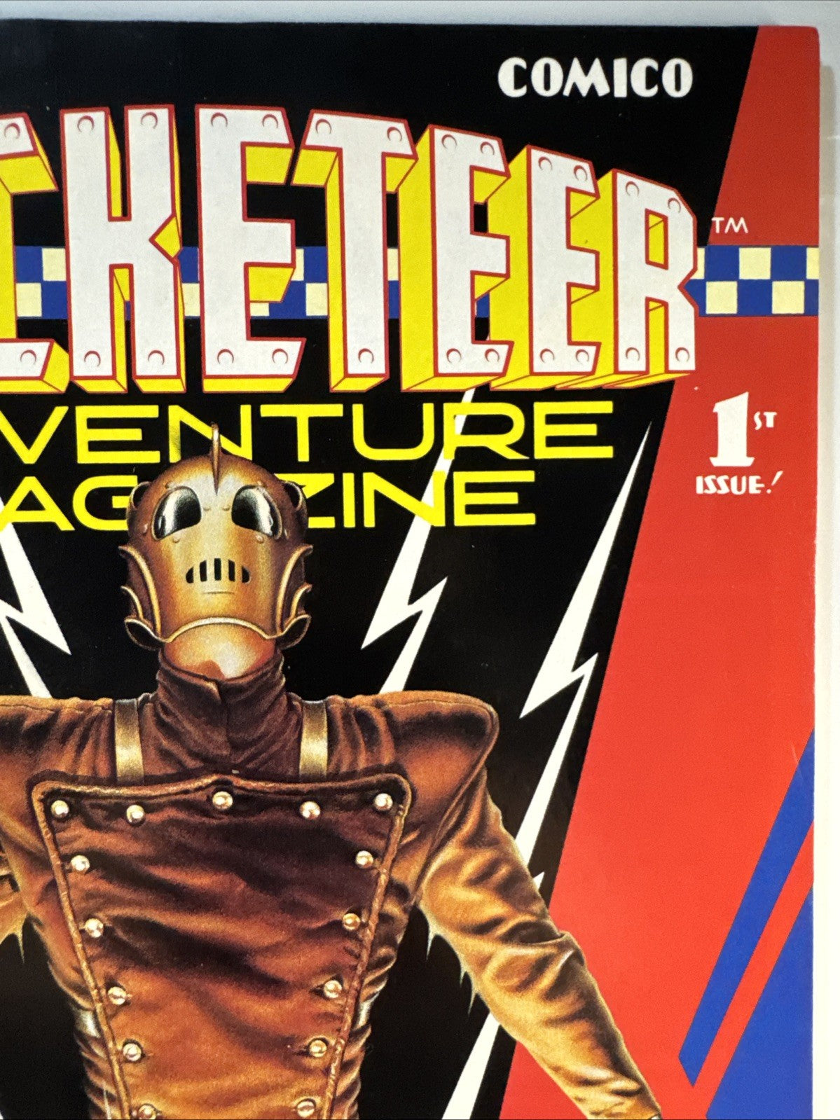ROCKETEER Adventure Magazine #1 (1988) Classic Dave Stevens Comico COPPER VF