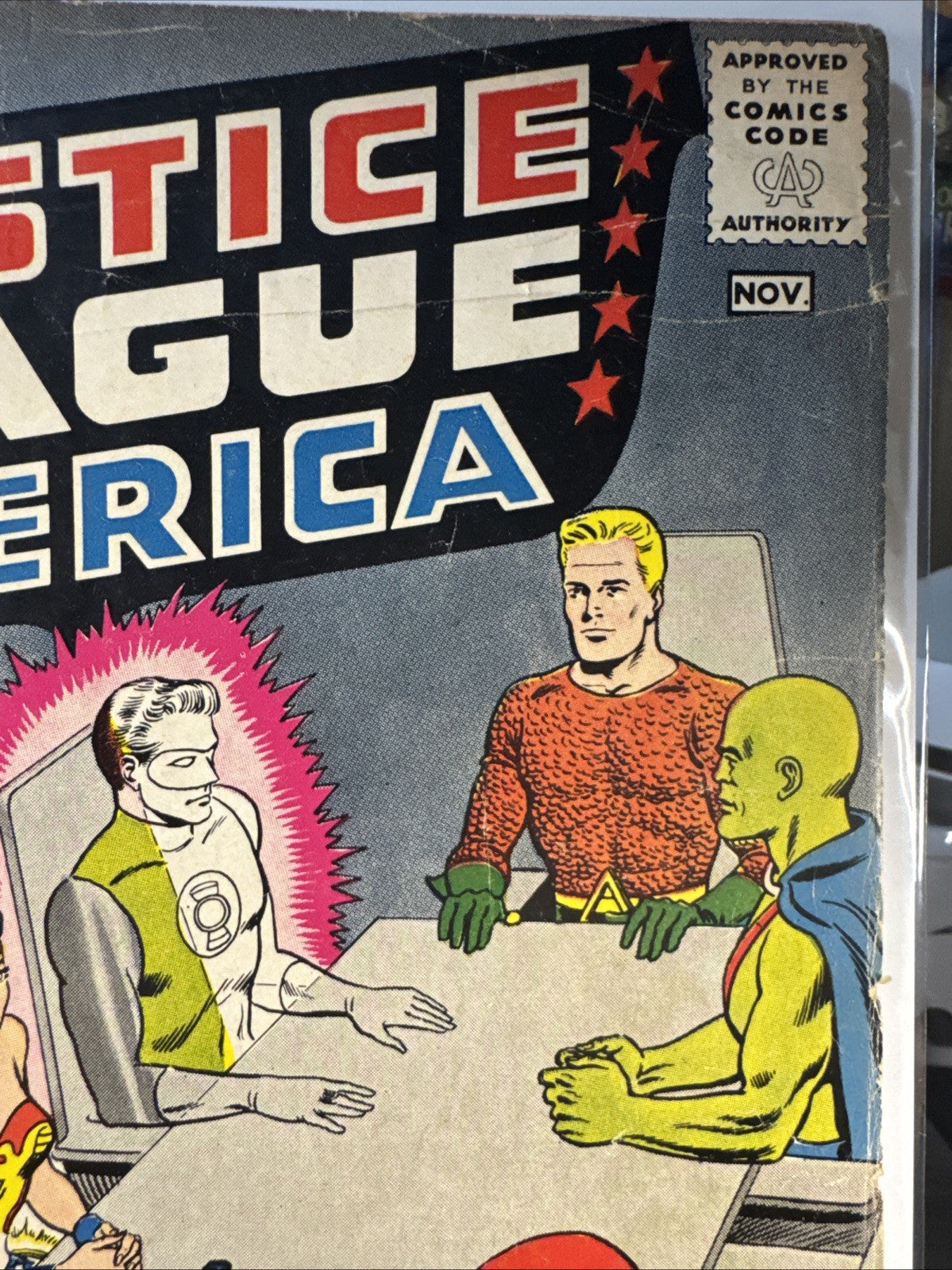 Justice League of America #1 (DC Comics November 1960) SILVER MEGA KEY VG