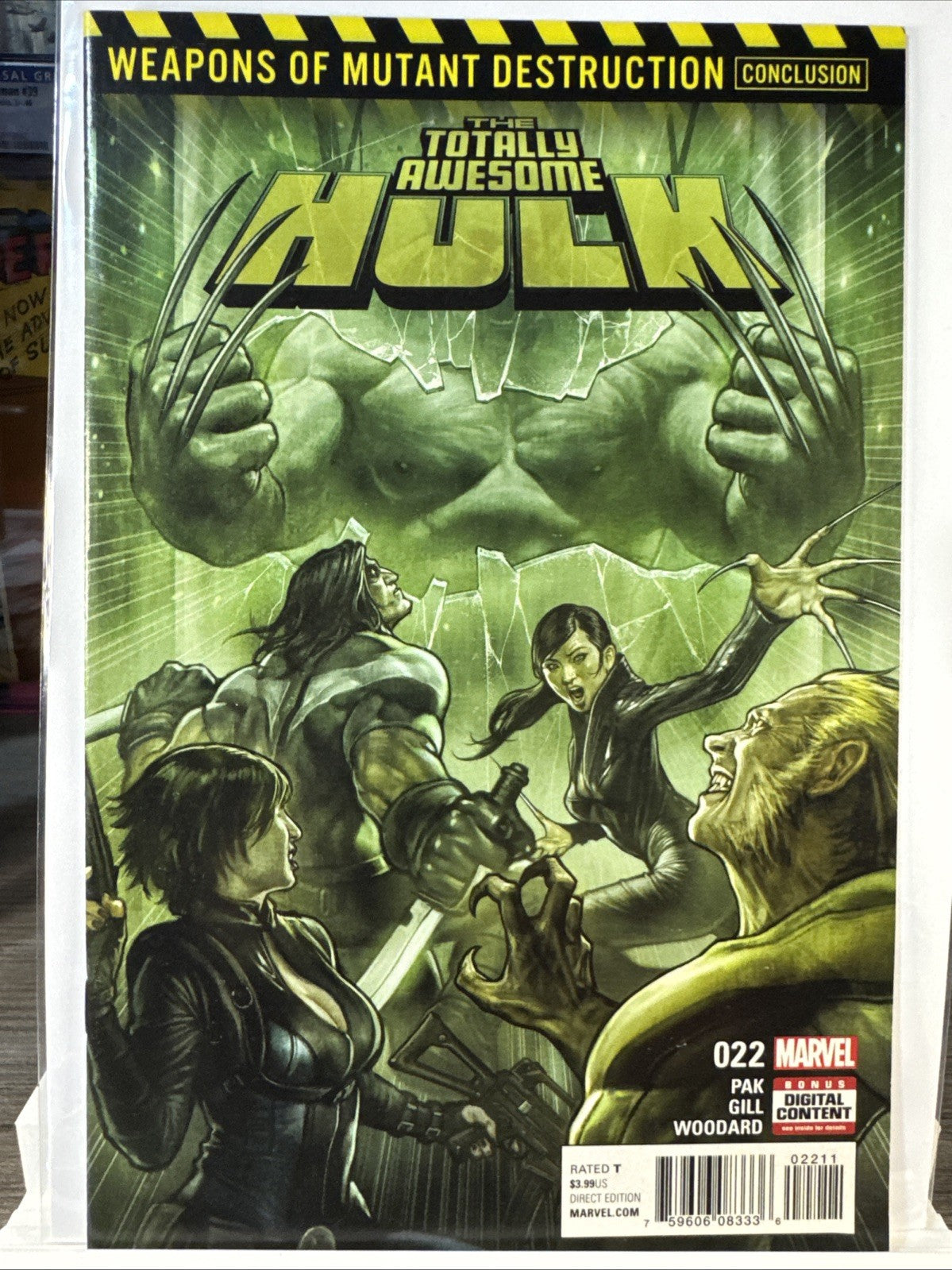 TOTALLY AWESOME HULK #22 FIRST 1ST FULL APP OF WEAPON H MARVEL 2017 MODERN KEY