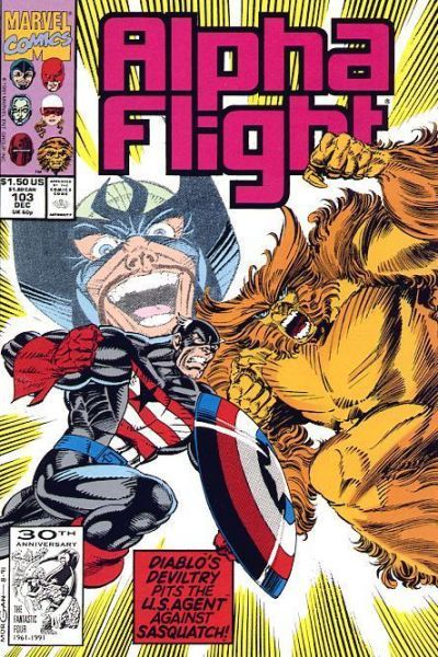 Alpha Flight, Vol. 1 El Equipo Primero!, Part 2: Spontaneous Combustion! 103