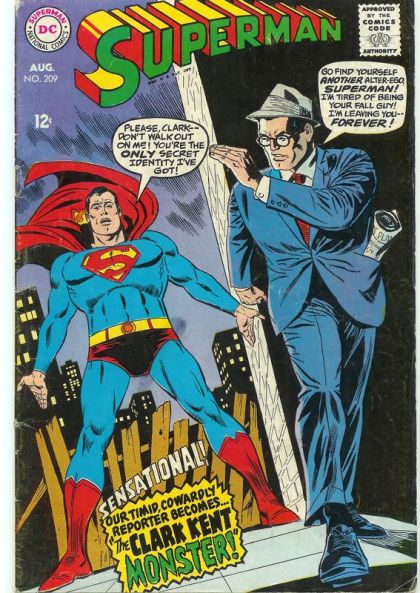 Superman, Vol. 1 The Clark Kent Monster 209