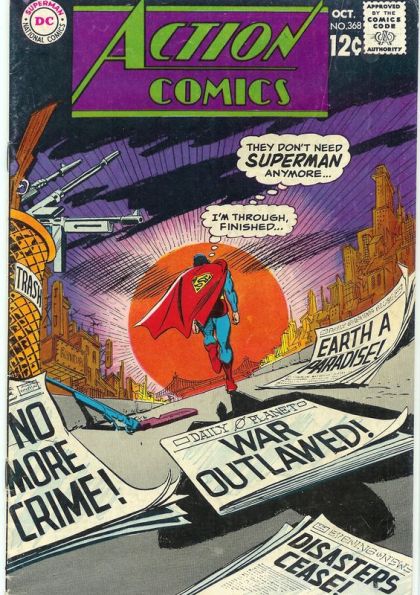 Action Comics, Vol. 1 The Unemployed Superman! / Supergirl's Stand To Save Stanhope! 368