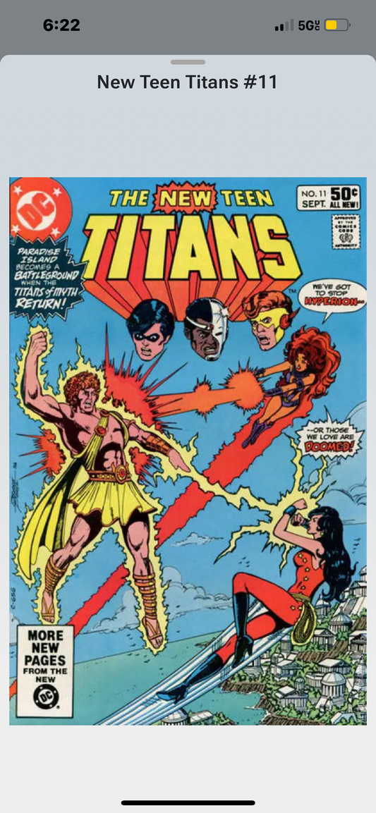 The New Teen Titans, Vol. 1, #11