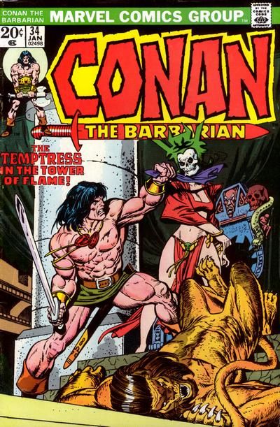 Conan the Barbarian, Vol. 1 The Temptress in the Tower of Flame! 34A