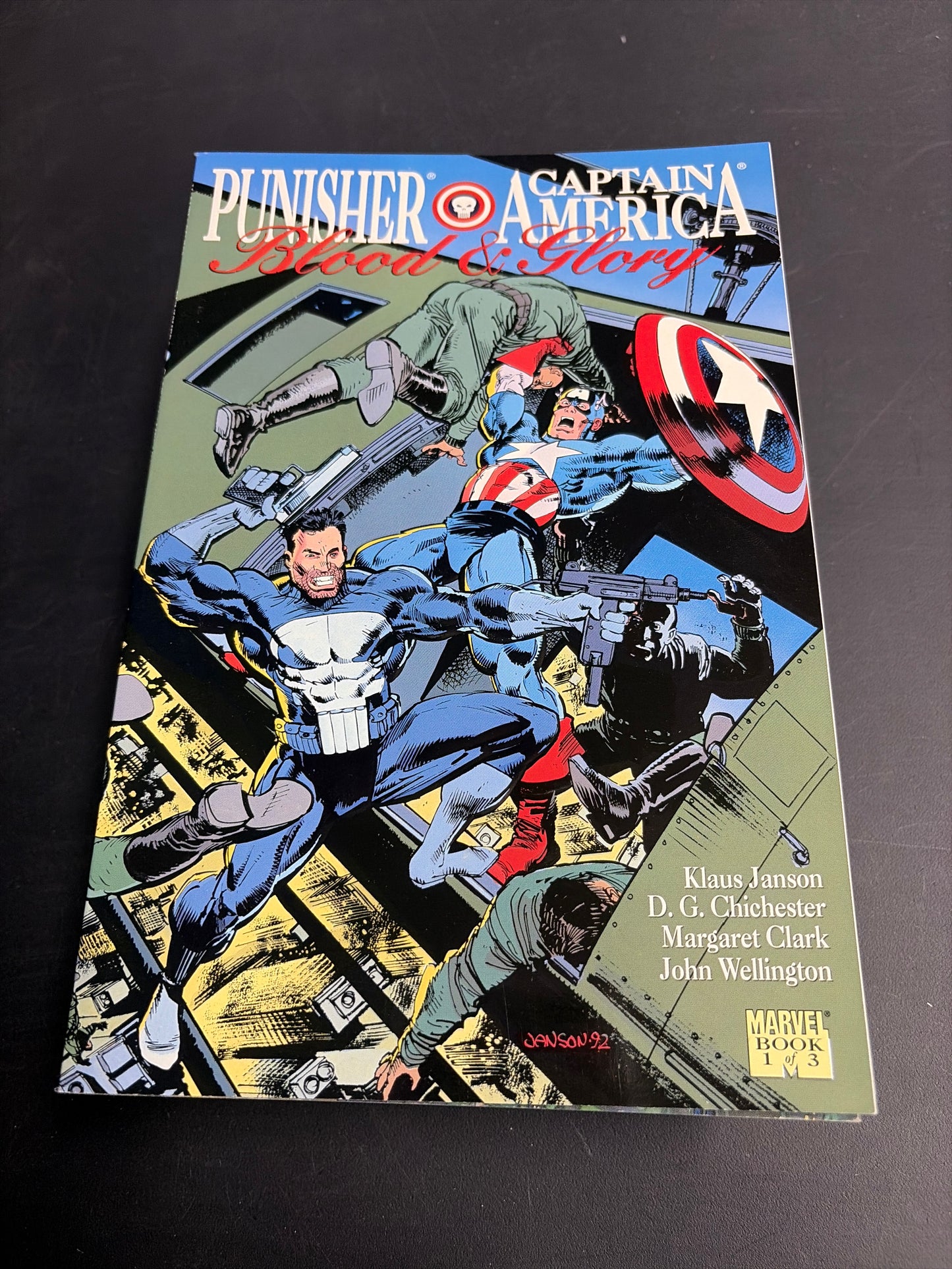 Punisher Captain America Blood & Glory