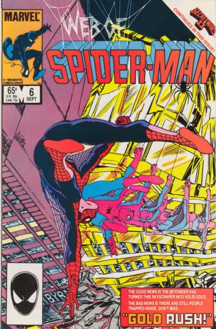 Web of Spider-Man, Vol. 1 Secret Wars II - Gold Rush / The Enemy Within 6A