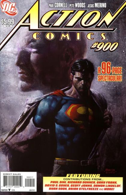 Action Comics, Vol. 1 Reign of Doomsday - The Black Ring, Finale: Reign of Doomsday / Life Support / Autobiography / Friday Night in the 21st Century / The Incident / Only Human / The Evolution of the Man of Tomorrow 900A