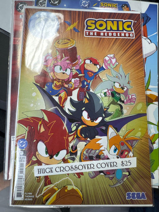 DC X Sonic #3 Collar Variant