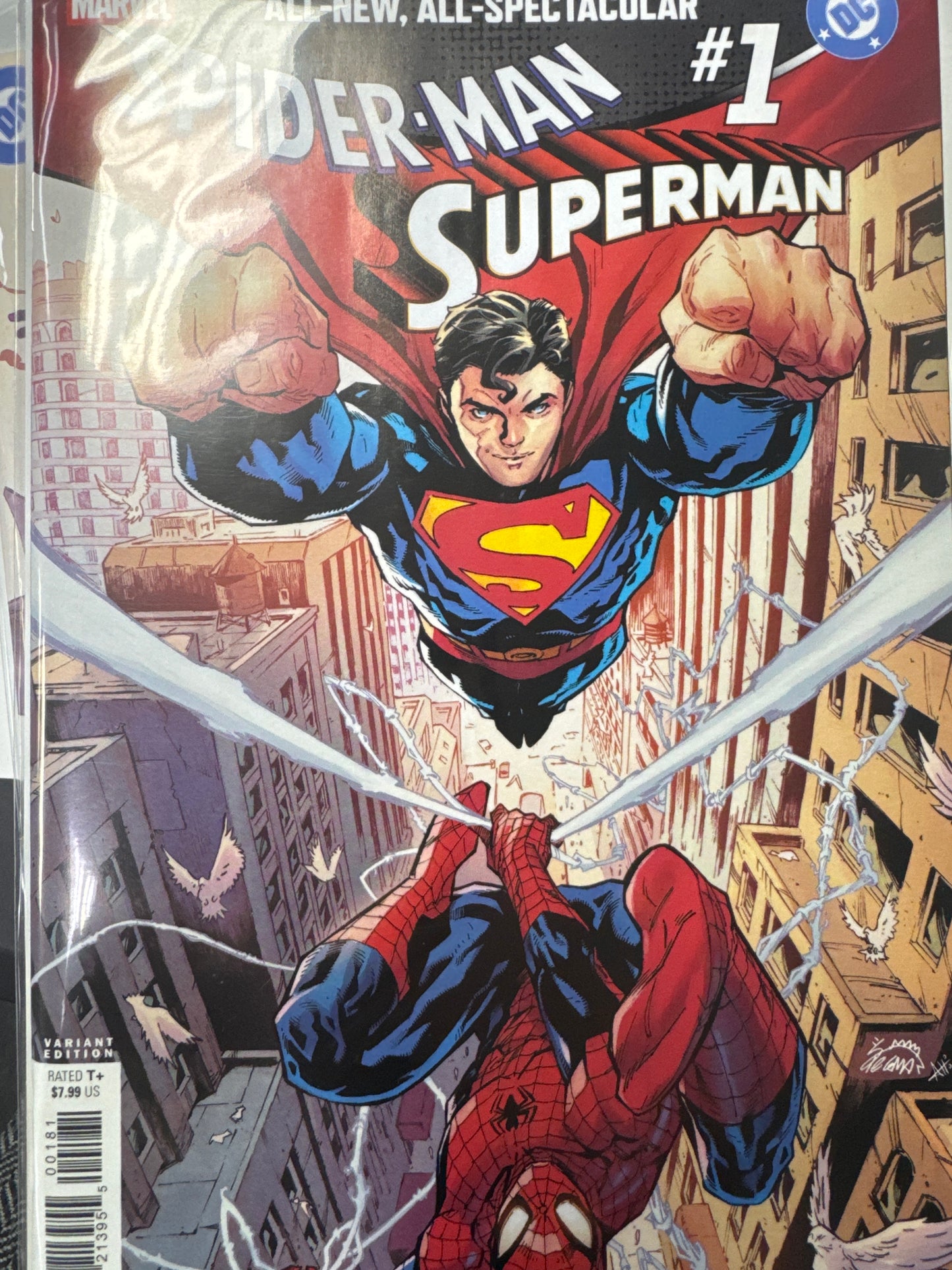 Spider-Man Superman #1 Stegman Variant