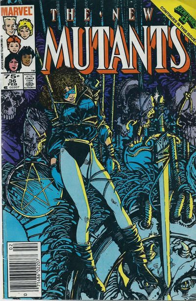 New Mutants, Vol. 1 Secret Wars II - Subway To Salvation! 36B
