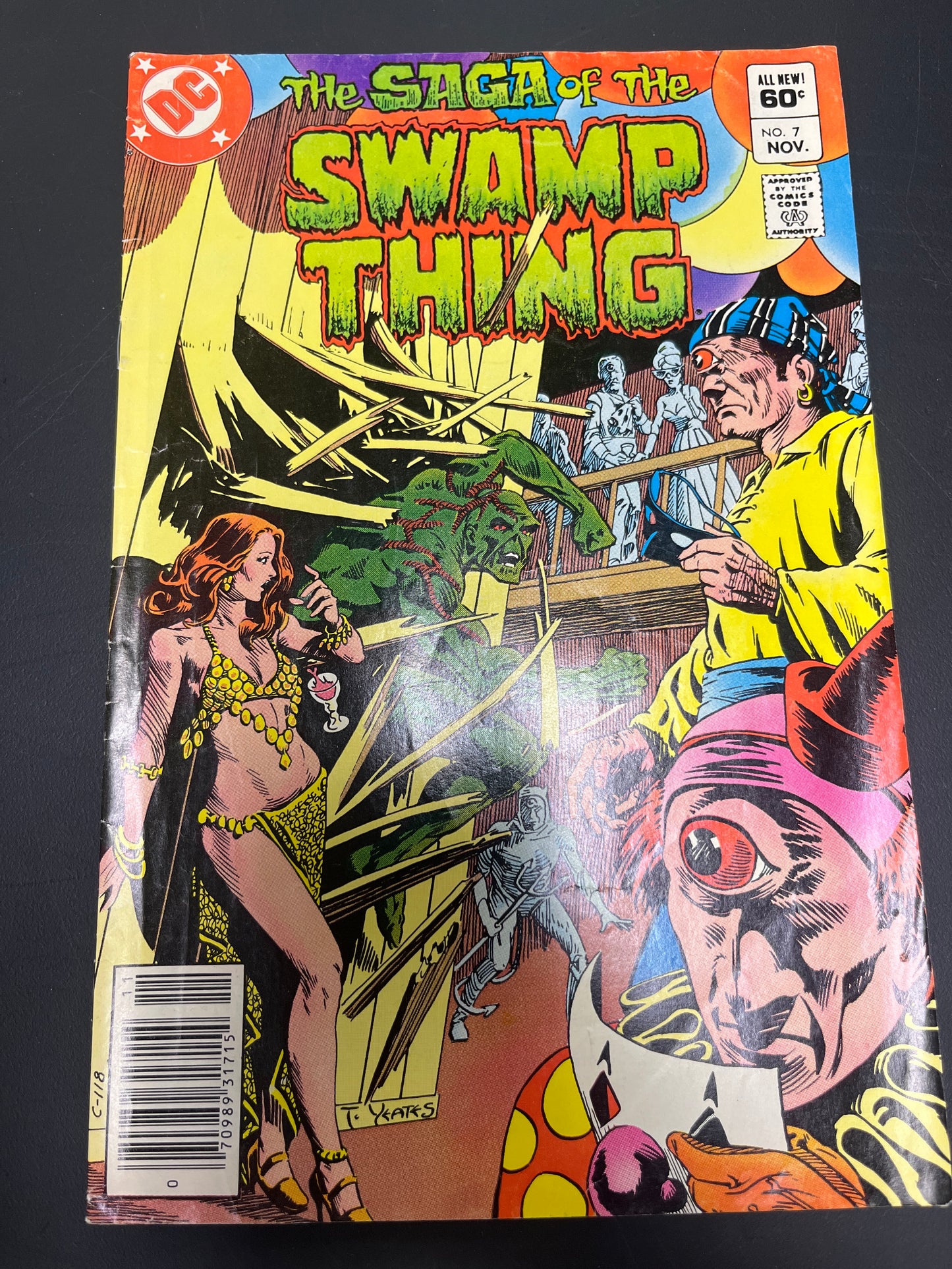 The Saga of the Swamp Thing, #7A