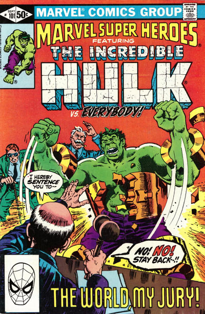Marvel Super-Heroes, Vol. 1 The World, My Jury 101A