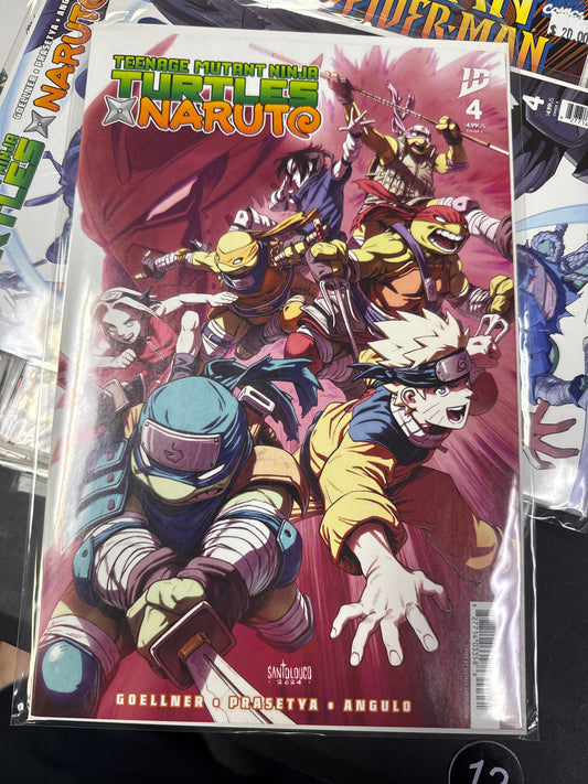 TMNT Naruto #4 - Santaluoco Variant