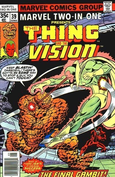 Marvel Two-in-One, Vol. 1 The Vision Gambit 39B