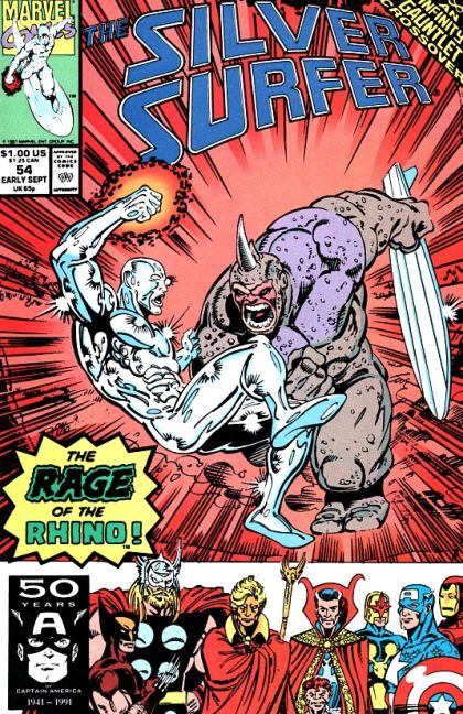 Silver Surfer, Vol. 3 Infinity Gauntlet - Cages 54A