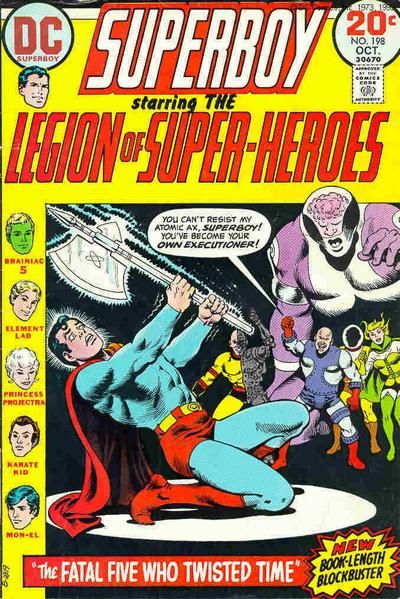 Superboy, Vol. 1 The Fatal Five Who Twisted Time! 198A