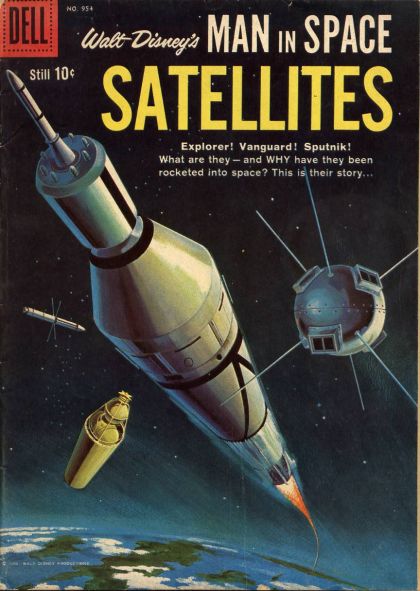 Four Color Series II Walt Disney's Man in Space - Satellites 954