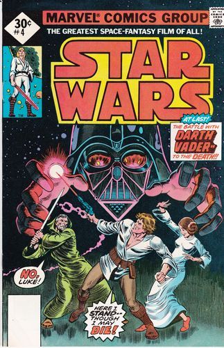 Star Wars, Vol. 1 (Marvel) In Battle With Darth Vader 4A