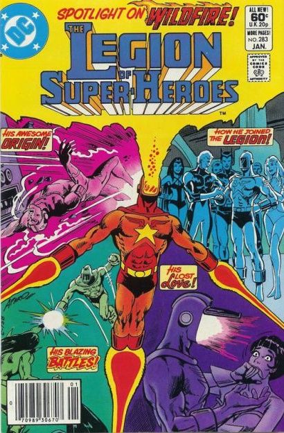 Legion of Super-Heroes, Vol. 2 The Startling Secret of Wildfire! 283B