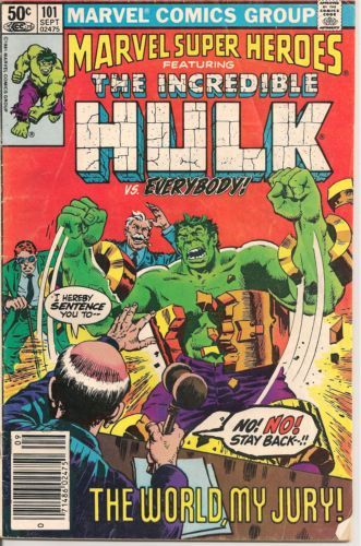 Marvel Super-Heroes, Vol. 1 The World, My Jury 101B