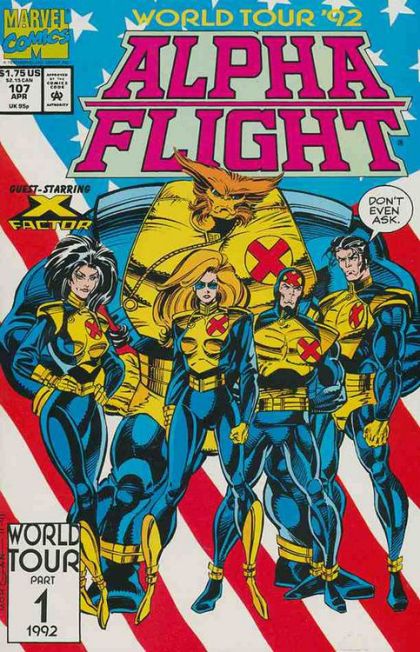 Alpha Flight, Vol. 1 World Tour '92, Part 1: Rage Against The Dying Of The Light! 107A