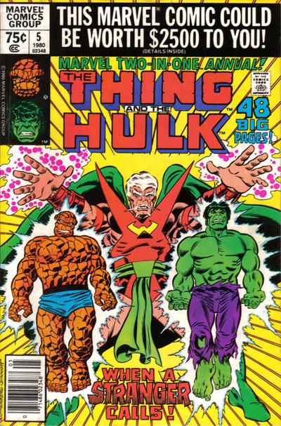 Marvel Two-in-One Annual Skirmish With Death / Sands Of Doom! / There Shall Come A Stranger / The Power And The Peril! / Havoc In Hades! 5B
