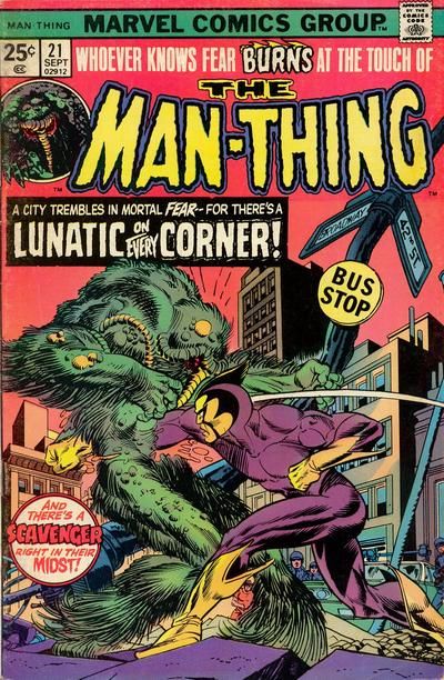 Man-Thing, Vol. 1 A Lunatic on Every Corner 21A