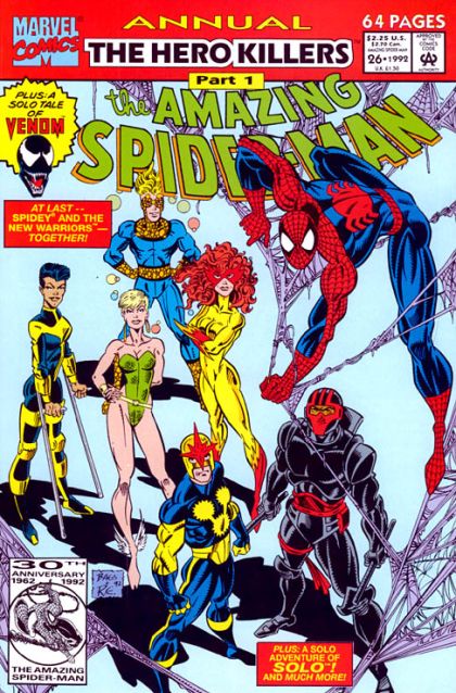 The Amazing Spider-Man, Vol. 1 Annual The Hero Killers - Part 1: Fortune And Steel / First Kill, Part 1 / The Wronged Man / Making The Grade / Evil's Light, Part One: Now Strikes The Lightmaster 26A