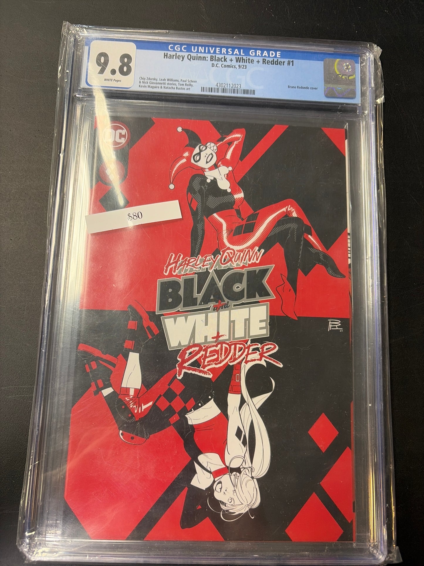 Harley Quinn: Black + White + Redder #1