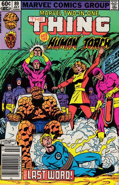 Marvel Two-in-One, Vol. 1 The Last Word! 89B