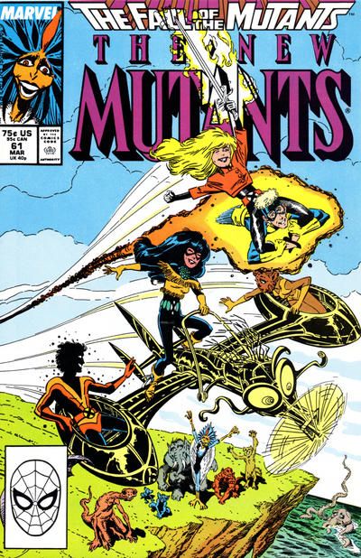 New Mutants, Vol. 1 The Fall of the Mutants - Our Way! 61A