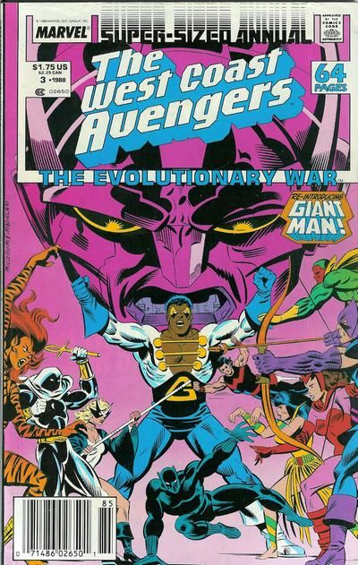 The West Coast Avengers, Vol. 2 Annual Evolutionary War - Chapter 9: Heads You Lose--! / Tails You Win! / The Final Frontier 3B