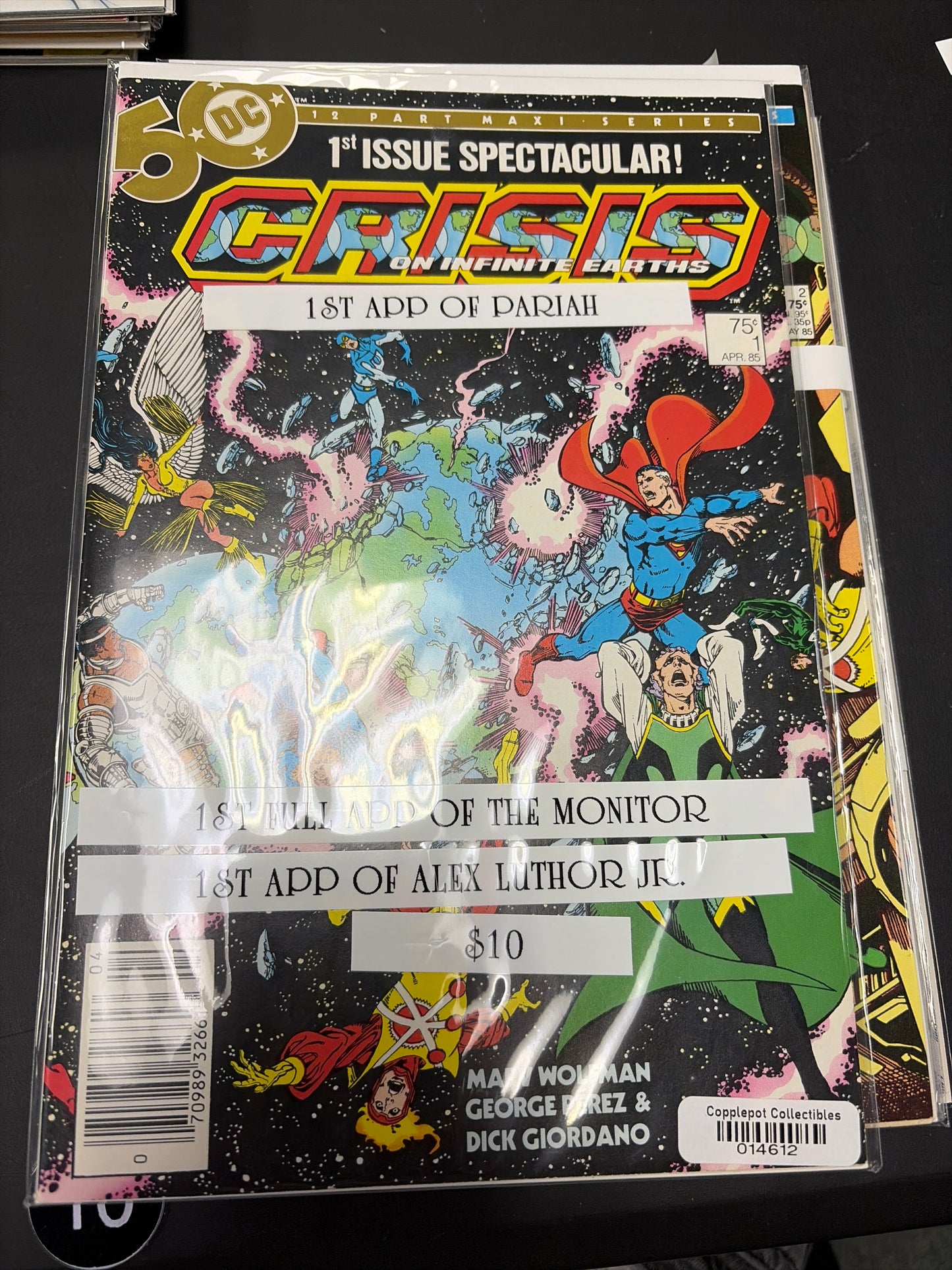Crisis on Infinite Earths #1 Newsstand ed