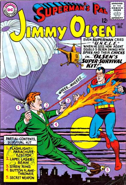 Superman's Pal Jimmy Olsen The Infamous Four / Olsen's Super-Survival Kit 89